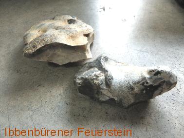 Feuerstein, gefunden im Randbereich von Ibbenbüren