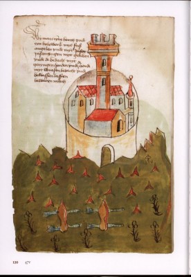 Johannes Bengedans:Kriegskunst. Dänemark oder Deutschordensgebiet, ca 1440-1451. Arnamagnæanske Institut Kopenhagen Cod. AM 374 2, Fol 047v