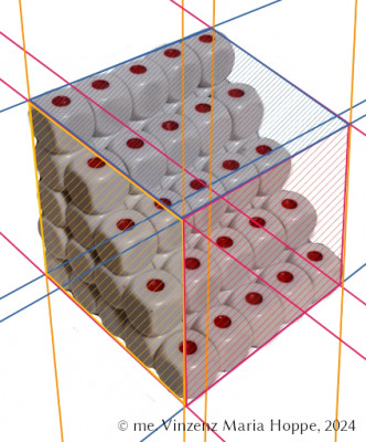 Abb. 8:<br />Bildrechte: © me. Vinzenz Maria Hoppe, 23.01.2024; 08:12 MEZ<br />Bolle´scher Stufenkeil im 3D-Kubusraum (1)